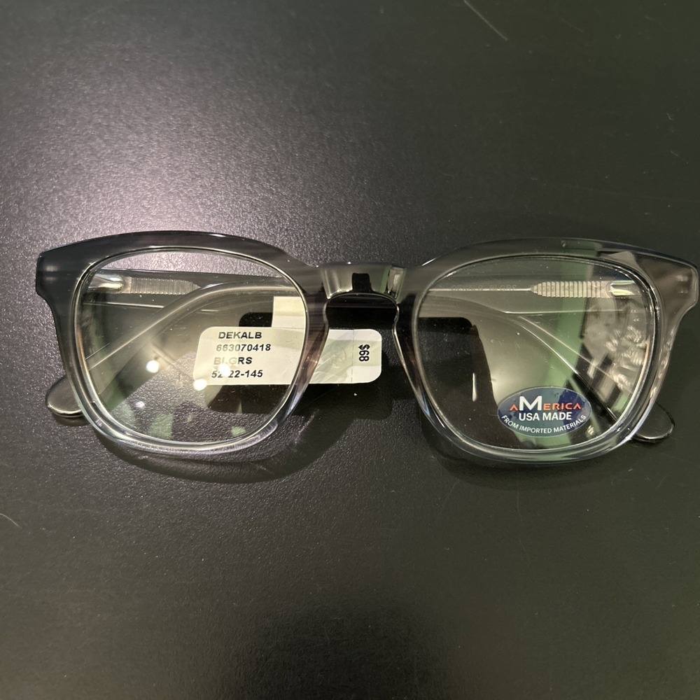 M America Dekalb BLGRS Eyeglass Frames Only 52-22-145 NWT